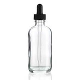 Glass bottle with needle and child proof cap - vape-hyper