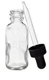 Glass bottle with needle and child proof cap - vape-hyper