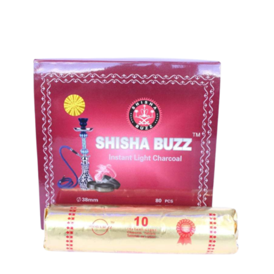 Shisha buzz Instant Lite Coal 38mm Box of 8